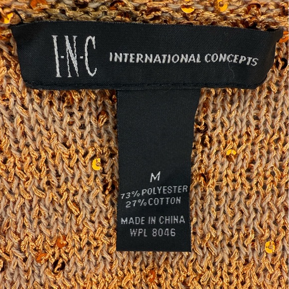 ✨ Y2K Sparkle Sequin Knit Shrug by INC International Concepts ✨ - Picture 7 of 8